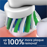 Replacement Toothbrush Heads Compatible with Oral-B CrossAction – 4 Pack, X-Shape Angled Bristles