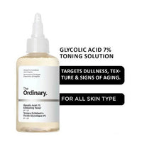 The Ordinary Glycolic Acid 7% Exfoliating Toner 240ml – AHA Toning Solution