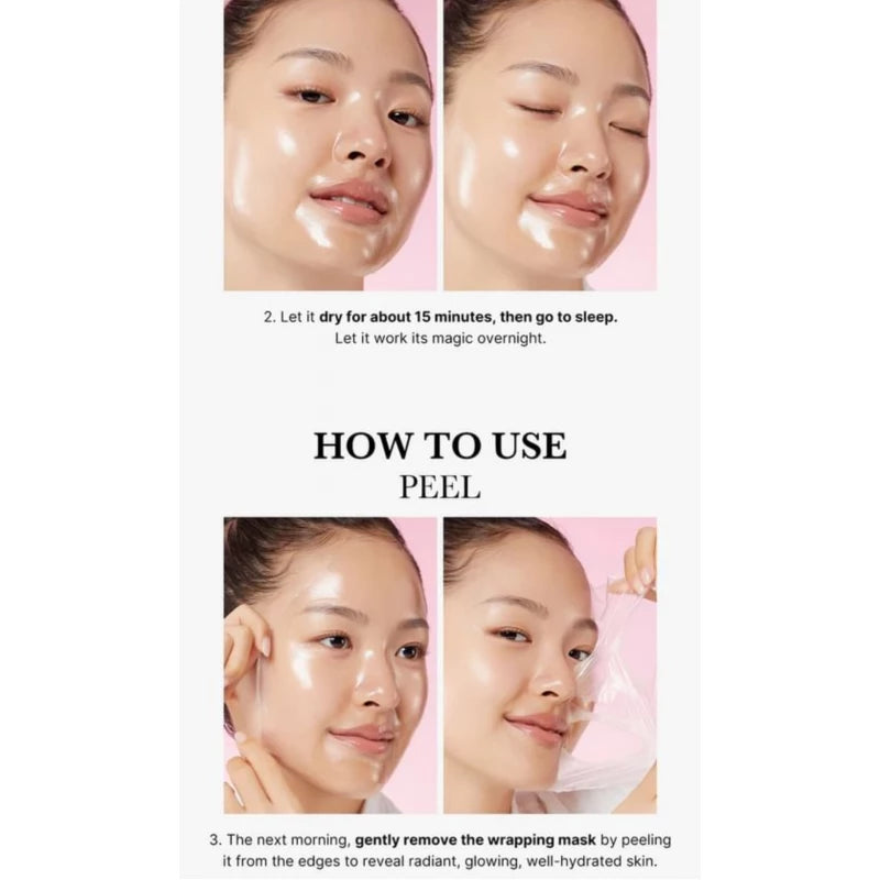 Medicube Collagen Night Wrapping Mask 75ml – Korean Overnight Peel-Off Mask for Firmer, Glowing Skin