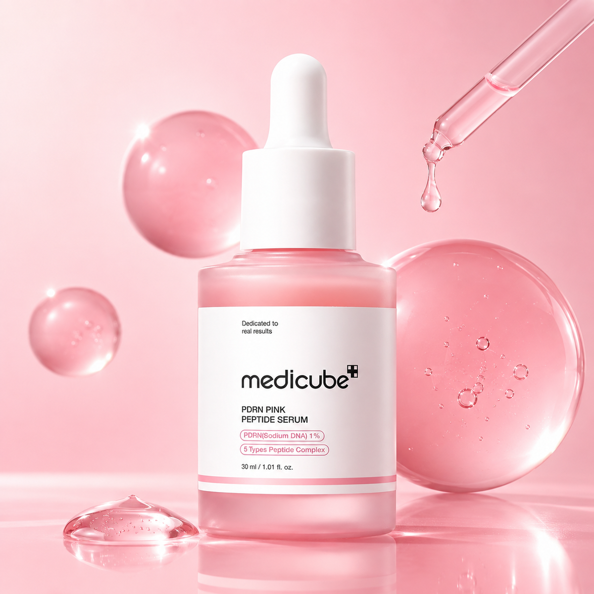 Medicube PDRN Pink Peptide Serum, Niacinamide, Hydrating, Korean Skincare