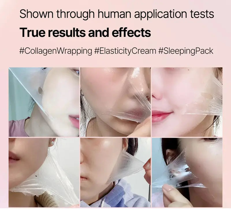 Medicube Collagen Night Wrapping Mask 75ml – Korean Overnight Peel-Off Mask for Firmer, Glowing Skin