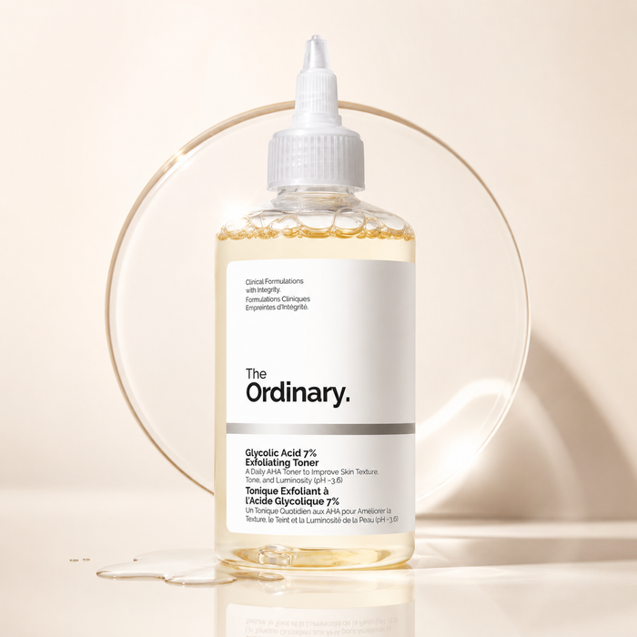 The Ordinary Glycolic Acid 7% Exfoliating Toner 240ml – AHA Toning Solution